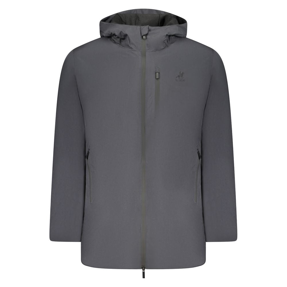 U.S. Grand Herrenjacke aus schwarzem Polyester