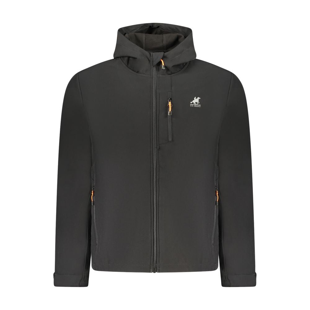U.S. Grand Black Polyester Men's Jacket