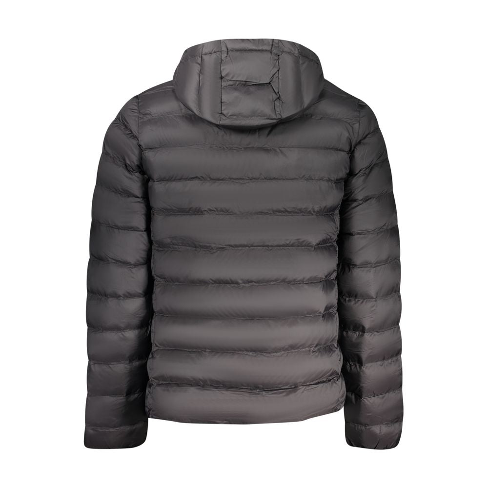U.S. Grand Schwarze Herrenjacke aus Polyester