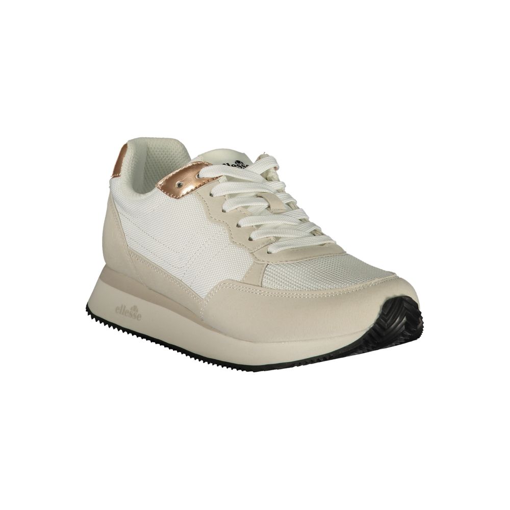 Ellesse Weiße Damen-Sneaker aus Polyurethan