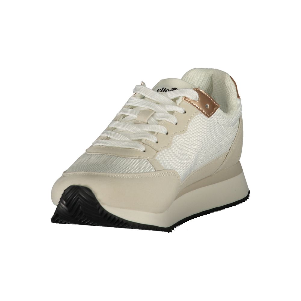 Ellesse Weiße Damen-Sneaker aus Polyurethan