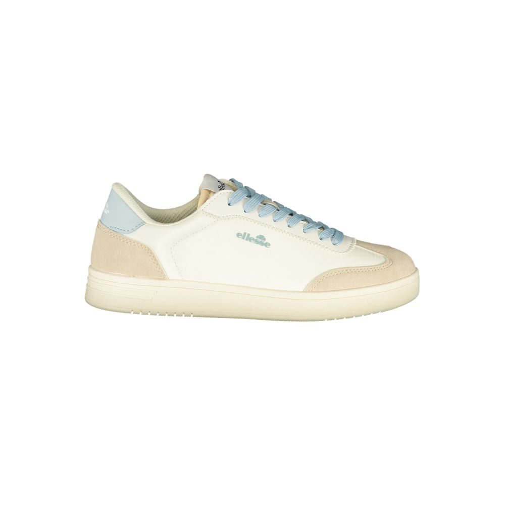 Ellesse Weiße Damen-Sneaker aus Polyurethan