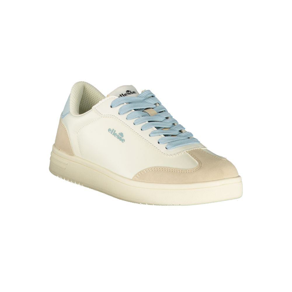 Ellesse Weiße Damen-Sneaker aus Polyurethan