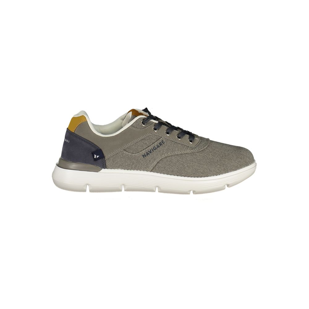 Navigare Herren-Sneaker aus Grigio-Polyurethan