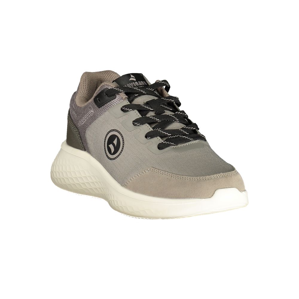 Navigare Grey Polyester Sneakers