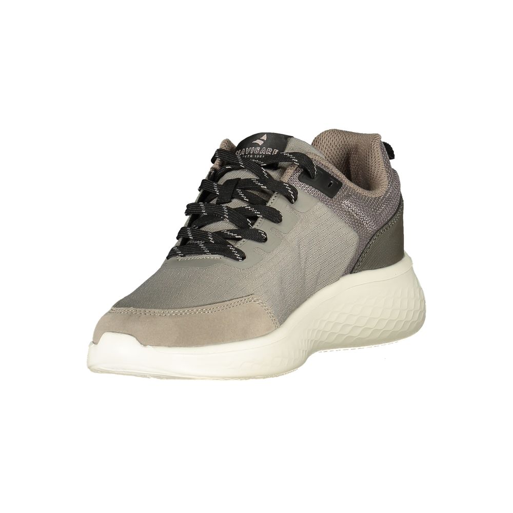 Navigare Grey Polyester Sneakers