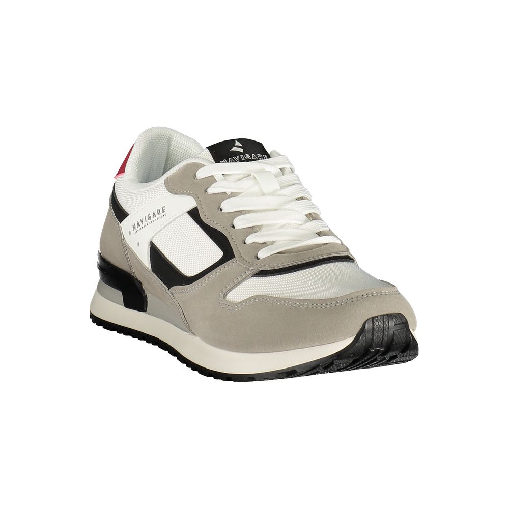 Navigare Weiße Herren-Sneaker aus Polyester