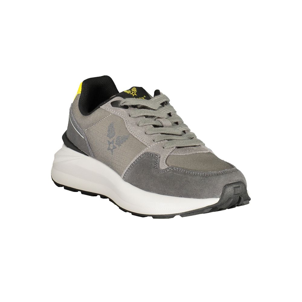 Avirex Grey Polyester Trainers