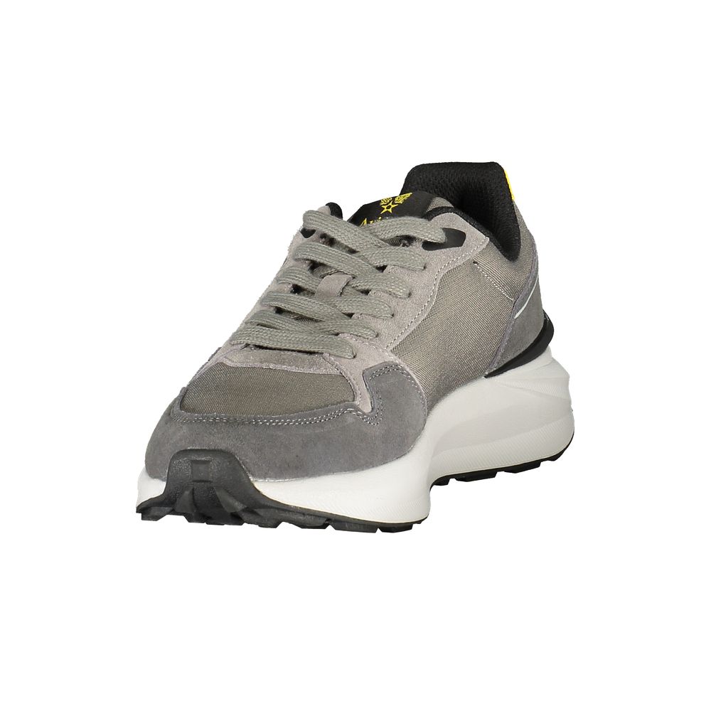 Avirex Grey Polyester Trainers
