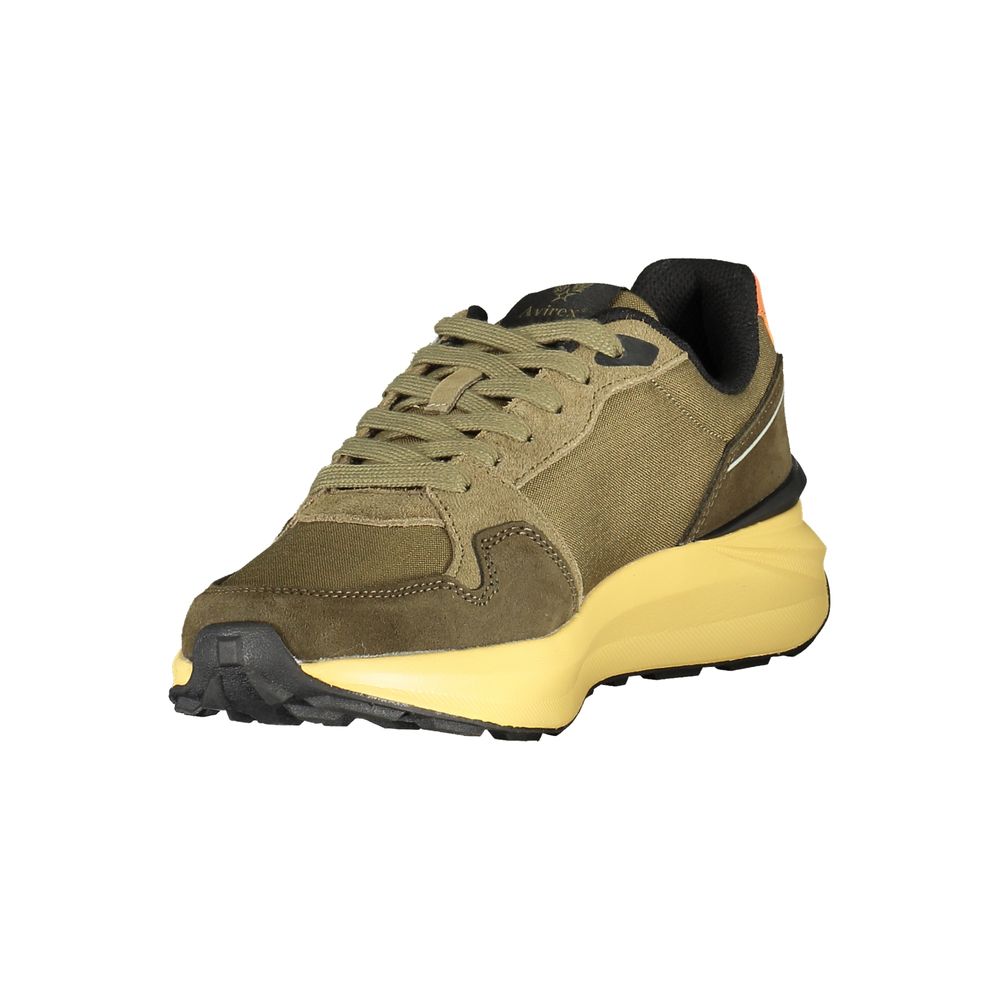 Avirex Grüne Sportschuhe aus Polyester
