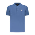 U.S. Grand Men's Blue Cotton Polo Shirt
