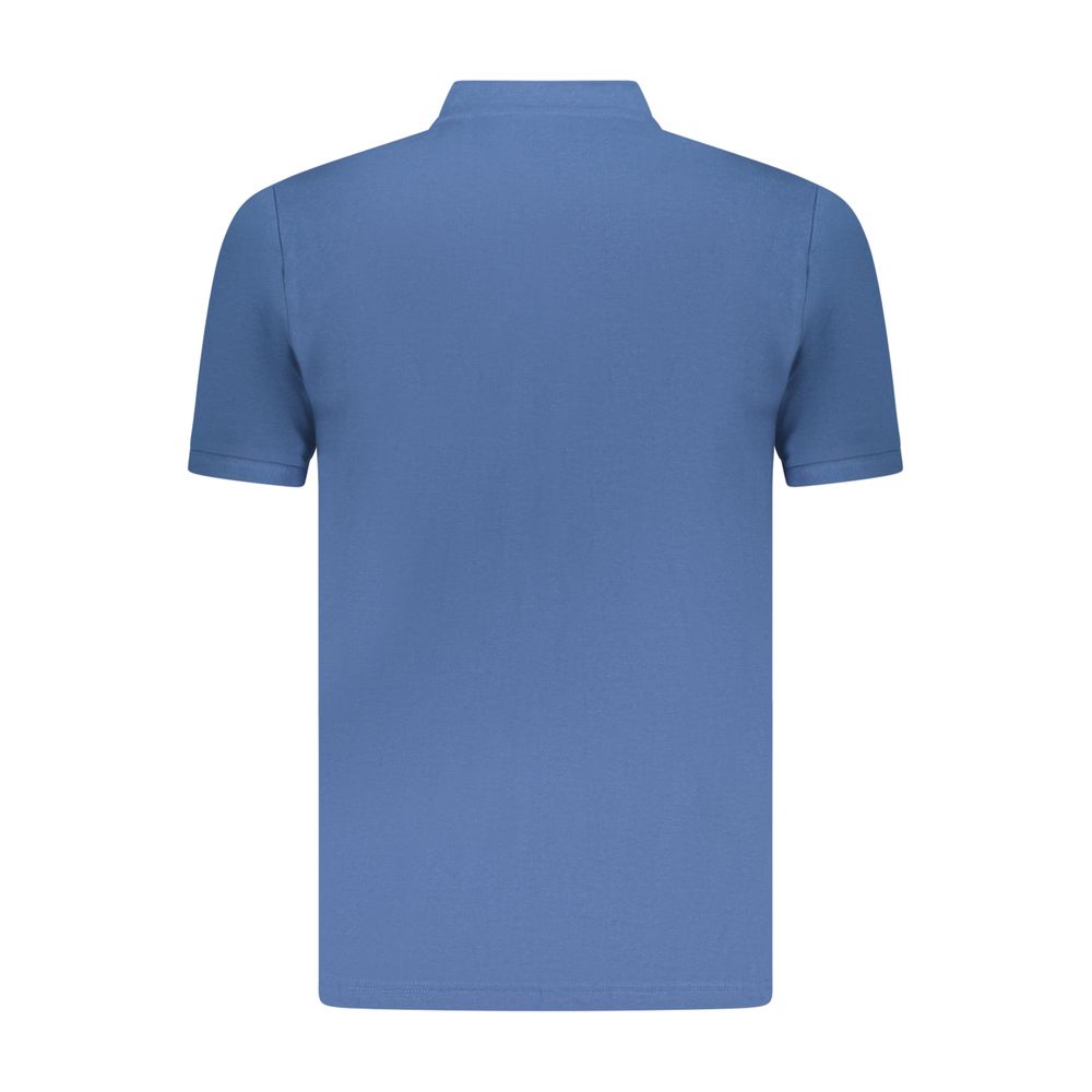 U.S. Grand Men's Blue Cotton Polo Shirt