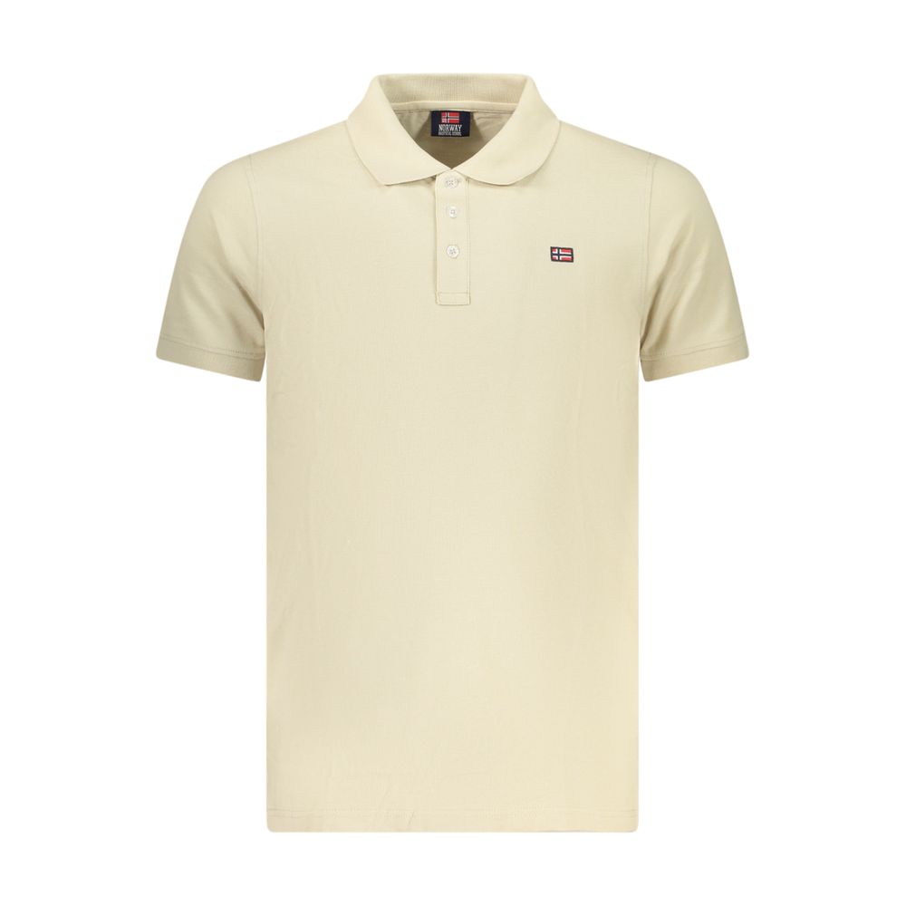 Norway 1963 Beige Cotton Men's Polo