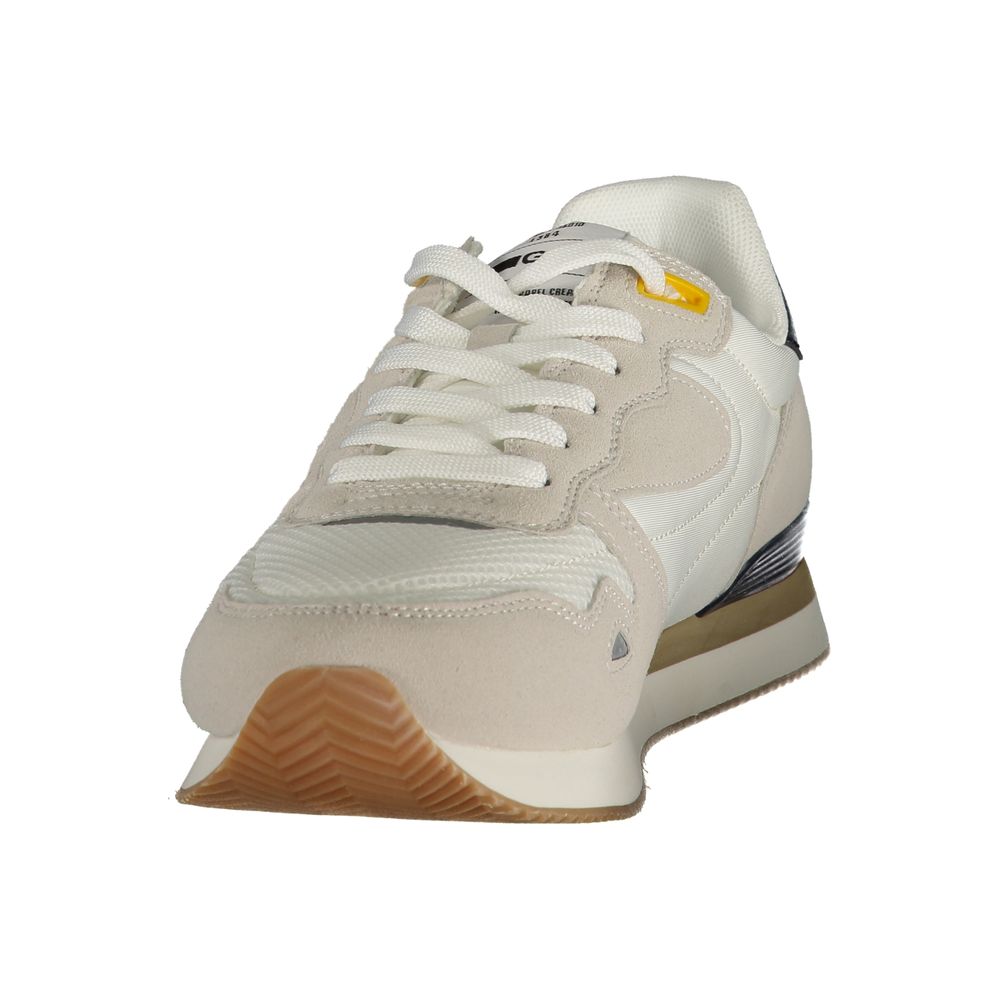 Men's Gas White Polyurethane Sneakers