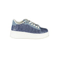 Laura Biagiotti Blaue Damen-Sneaker aus Polyurethan