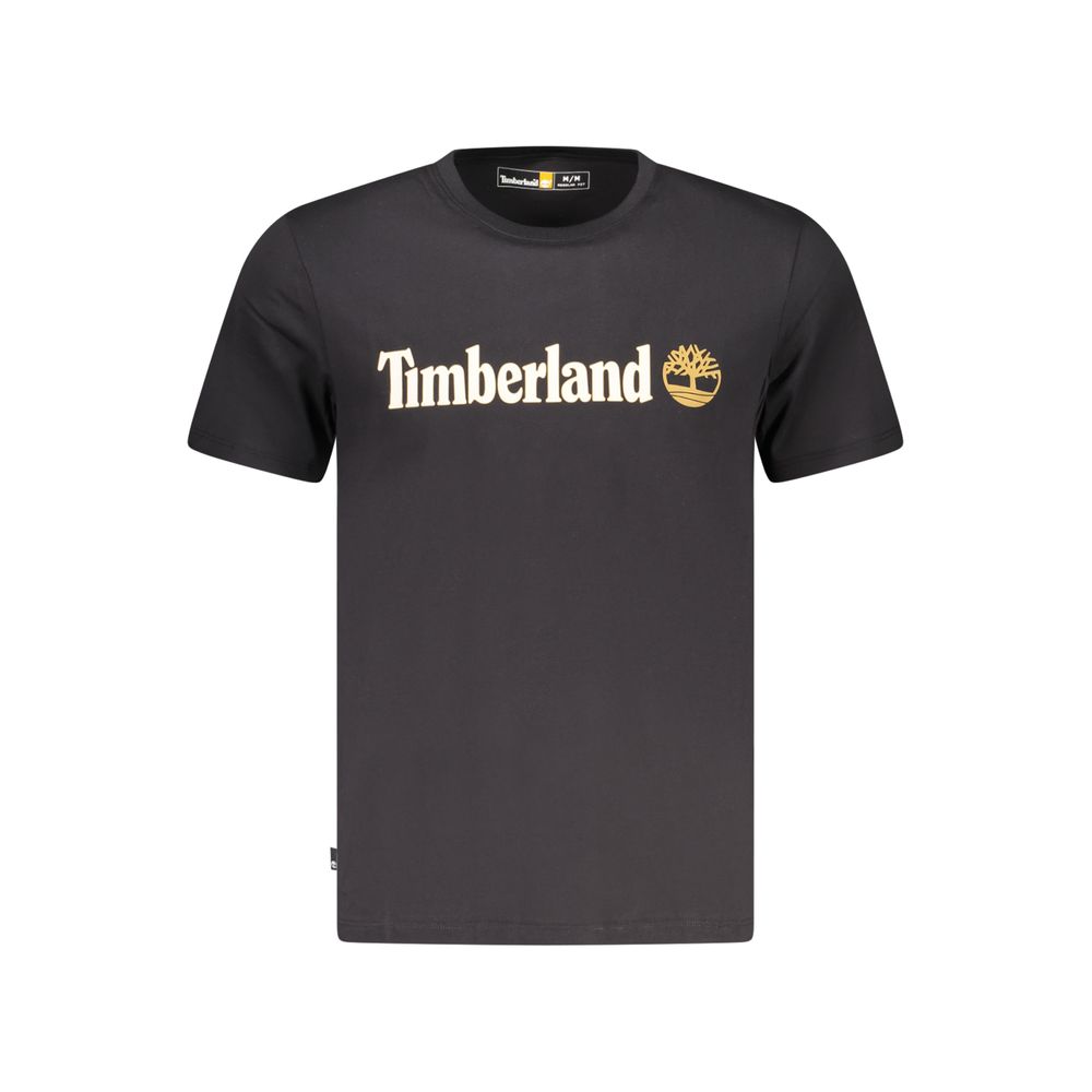 Timberland Men's Black Cotton T-Shirt