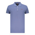 Norway 1963 Blaues Baumwoll-Poloshirt für Herren