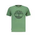 Timberland Green Cotton T-Shirt for Men