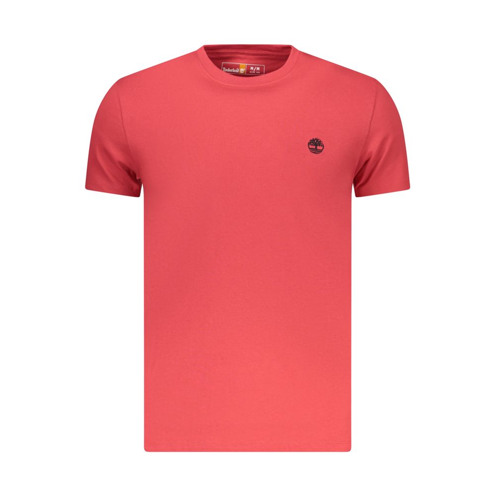 Timberland Men's Red Cotton T-Shirt