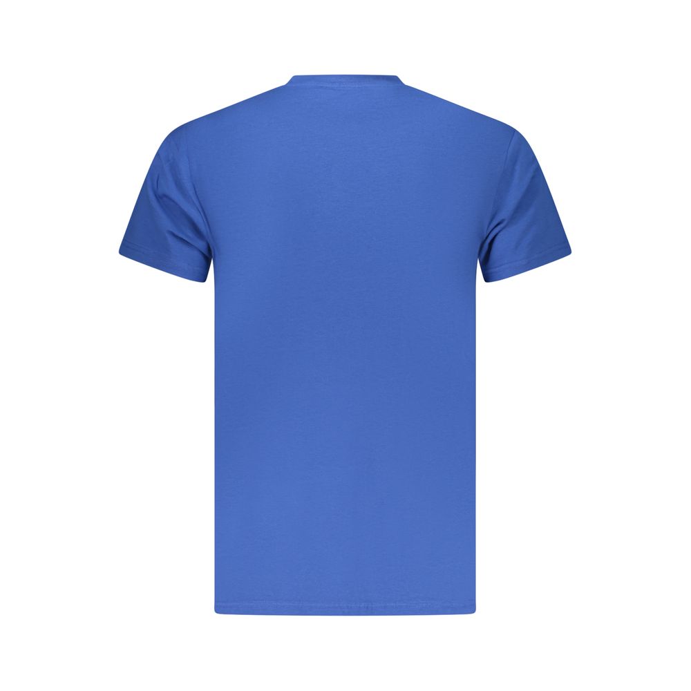Iceberg Blaues Baumwoll-T-Shirt für Herren