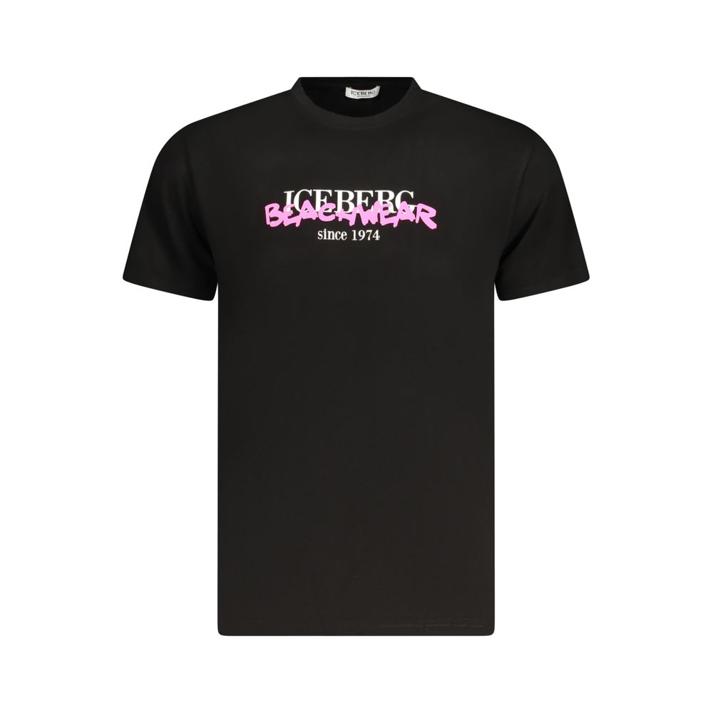 Iceberg Gelbes Baumwoll-T-Shirt