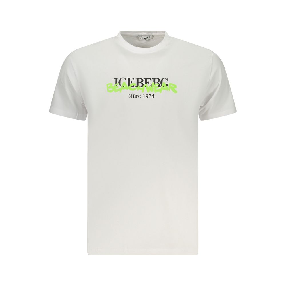 Iceberg Gelbes Baumwoll-T-Shirt