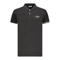 Iceberg Schwarzes Herren-Poloshirt aus Baumwolle