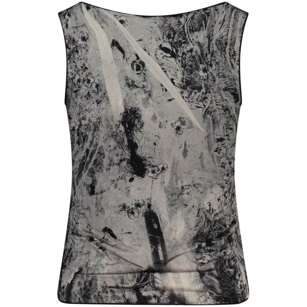 Desigual Schwarze Tanktops aus Elasthan