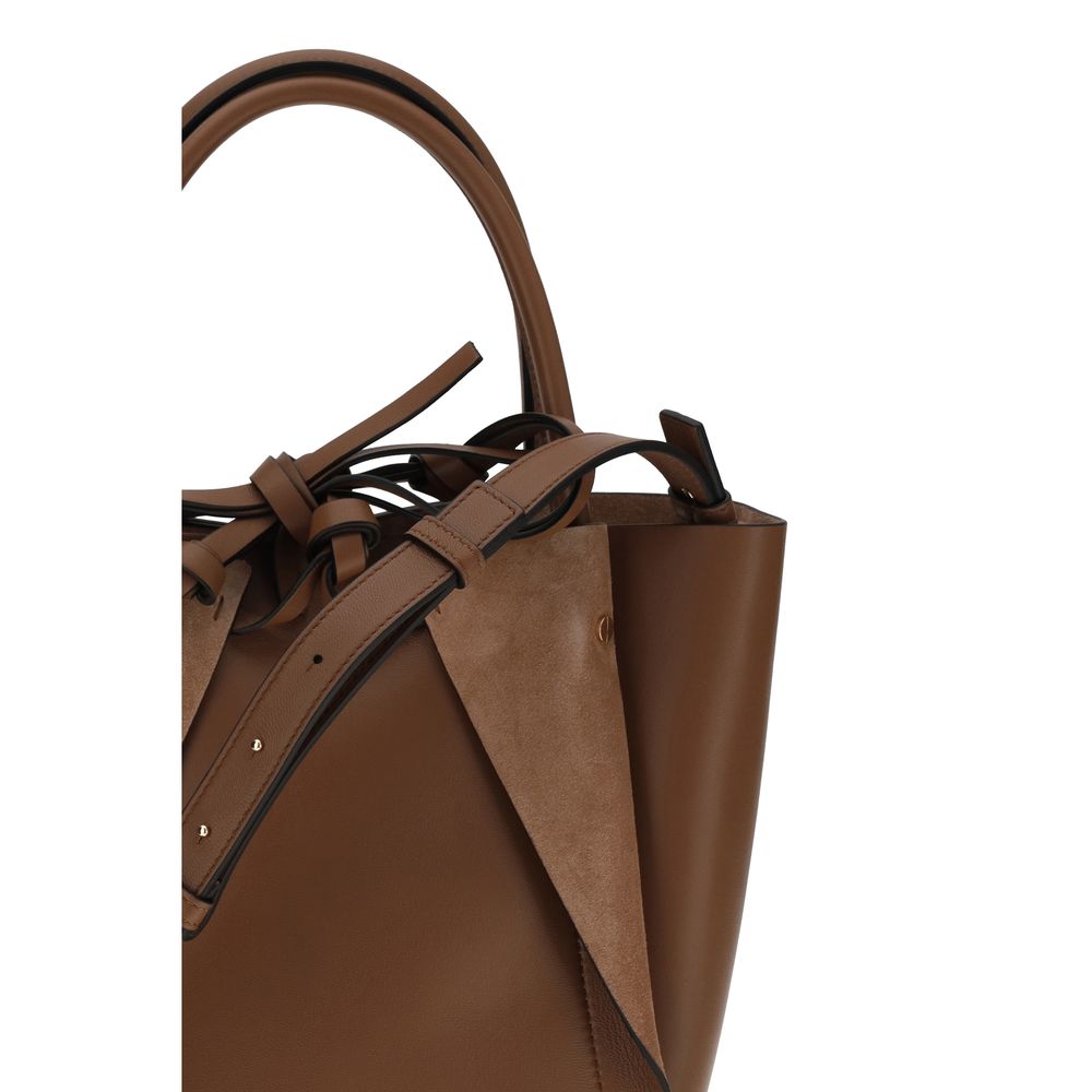 Gabriela Hearst Shoulder Bag in Brown Lambskin Ovis Aries Aries