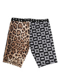 Dolce & Gabbana Mehrfarbige Radlerhose mit Muster