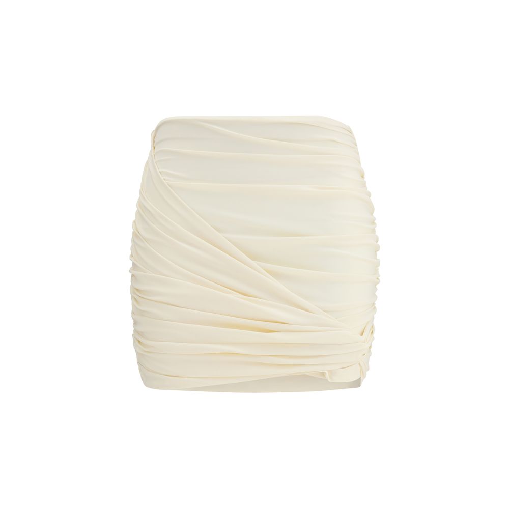 Magda Butrym Beige Stoff-Minirock