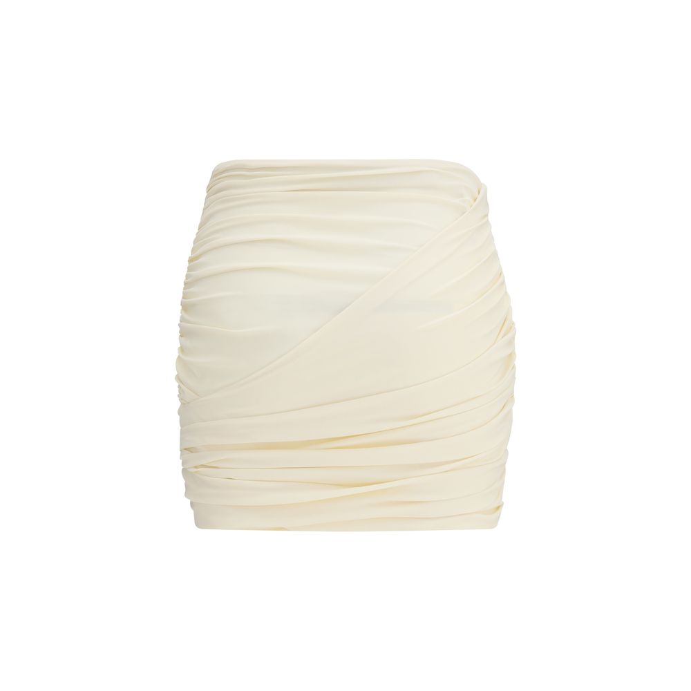 Magda Butrym Beige Stoff-Minirock