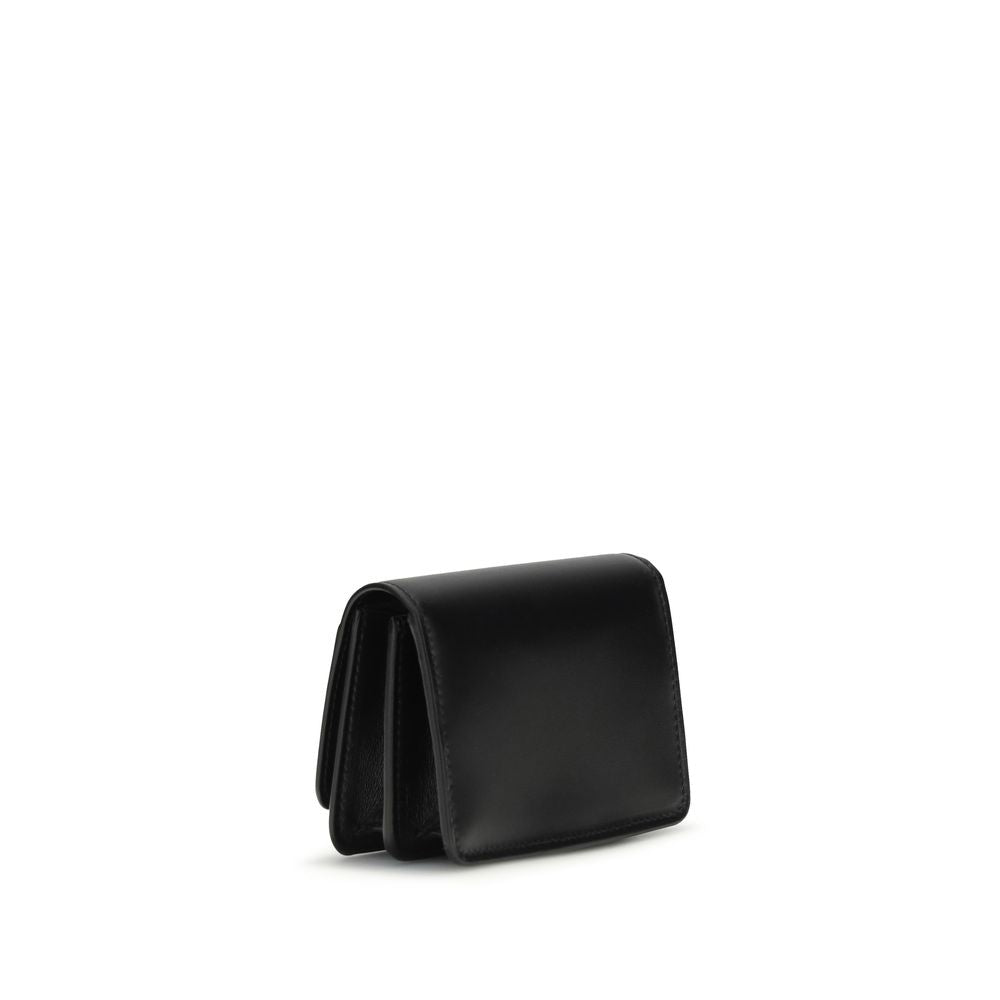 Saint Laurent Black Calfskin Bos Taurus Wallet