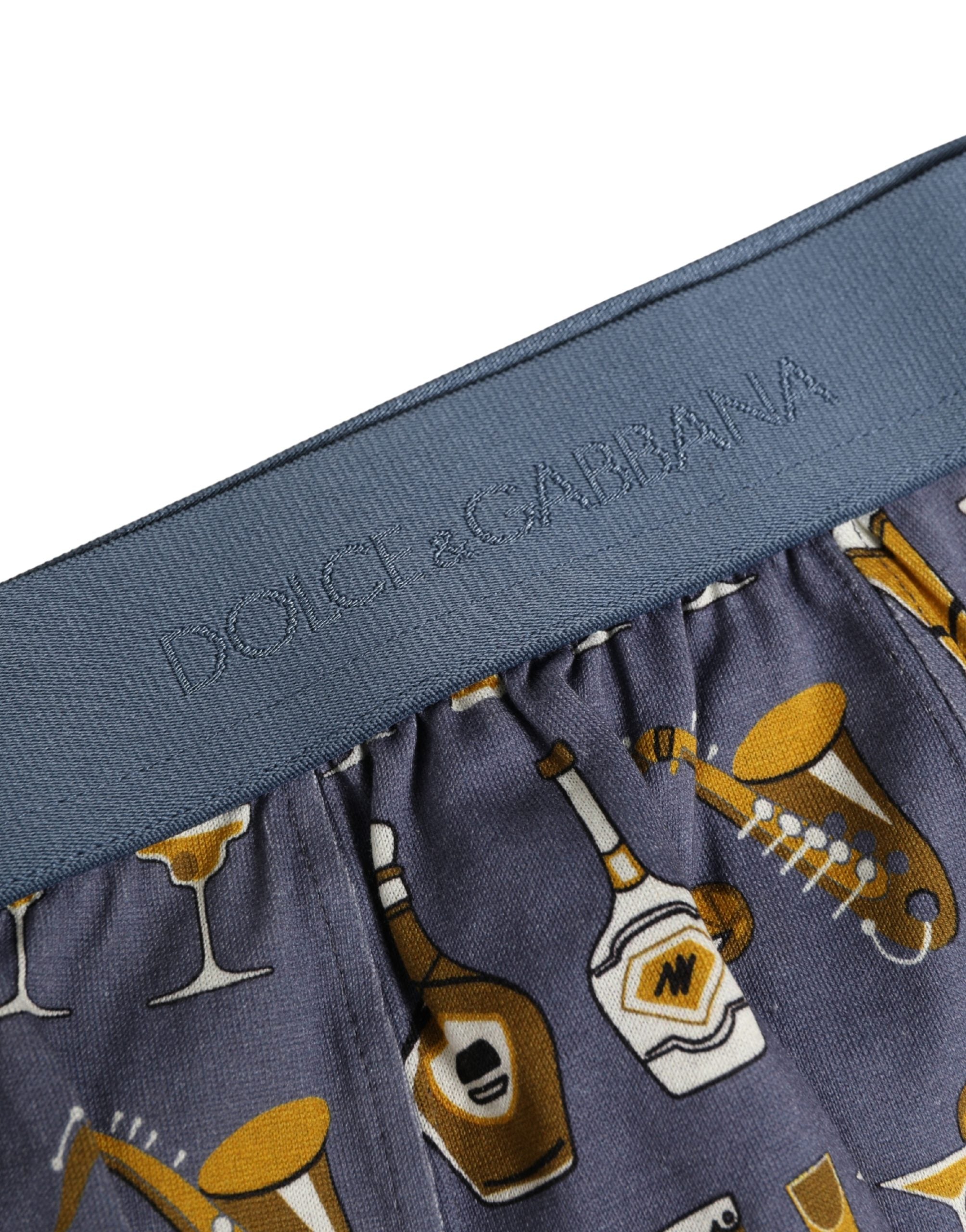 Dolce & Gabbana Graue Jazz Cocktail Herren Brando Brief Unterwäsche