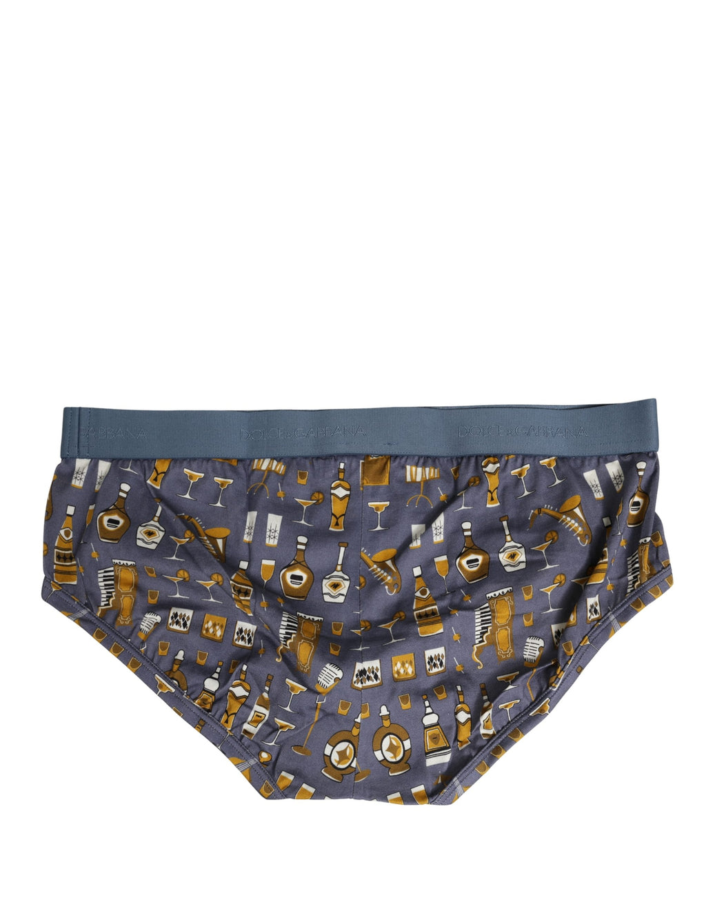 Dolce & Gabbana Graue Jazz Cocktail Herren Brando Brief Unterwäsche