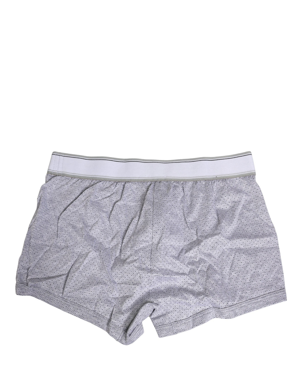 Dolce & Gabbana Graue Baumwoll-Boxershorts für Herren mit Logo