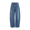 Dolce & Gabbana Blaue Baumwolljeans im Relaxed Fit