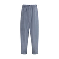Giorgio Armani Graue Seiden-Freizeithose