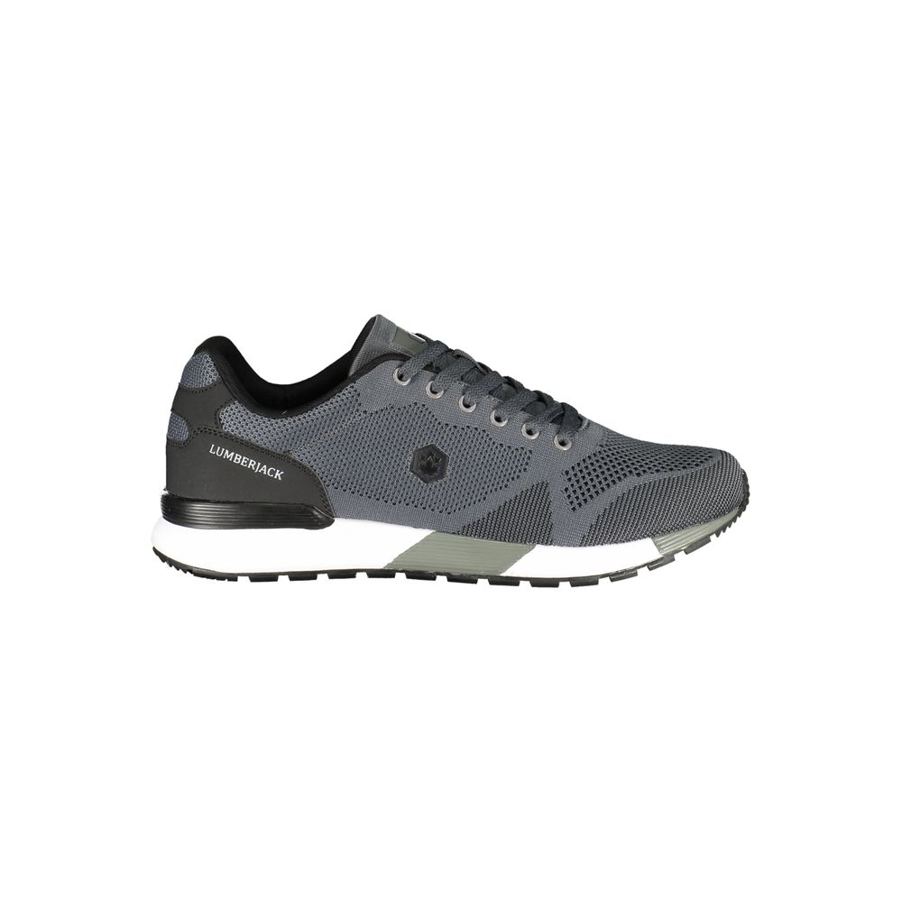 Lumberjack Grigio Polyester Herren Sneaker