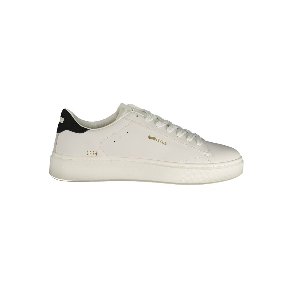 Gas White Men's Polyurethane Sneakers