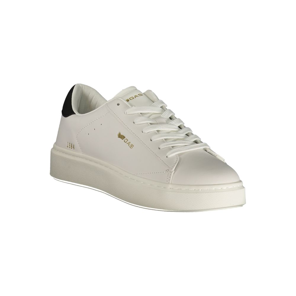 Gas White Men's Polyurethane Sneakers