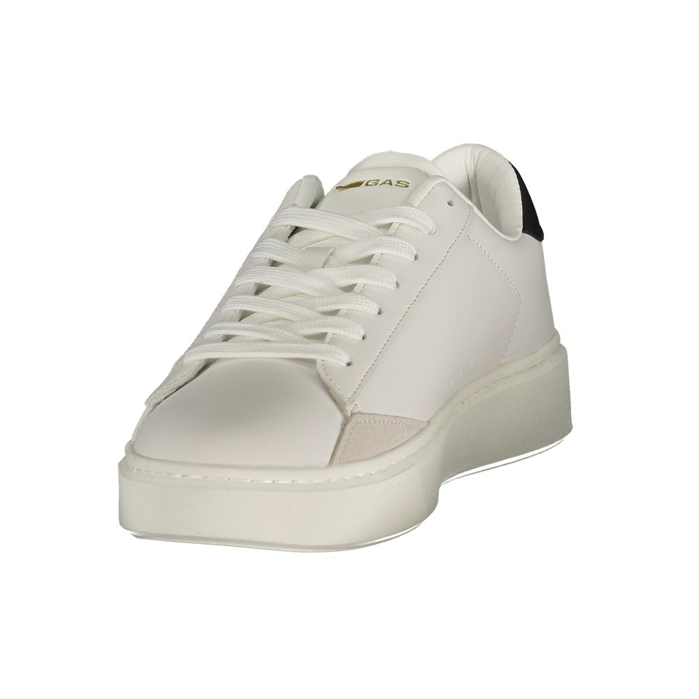 Gas White Men's Polyurethane Sneakers