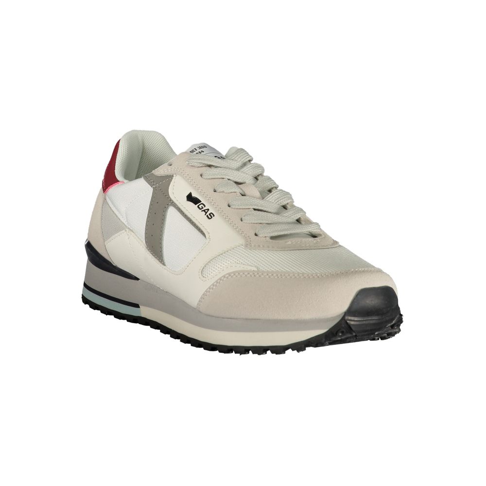 Gas Men's White Polyurethane Sneakers