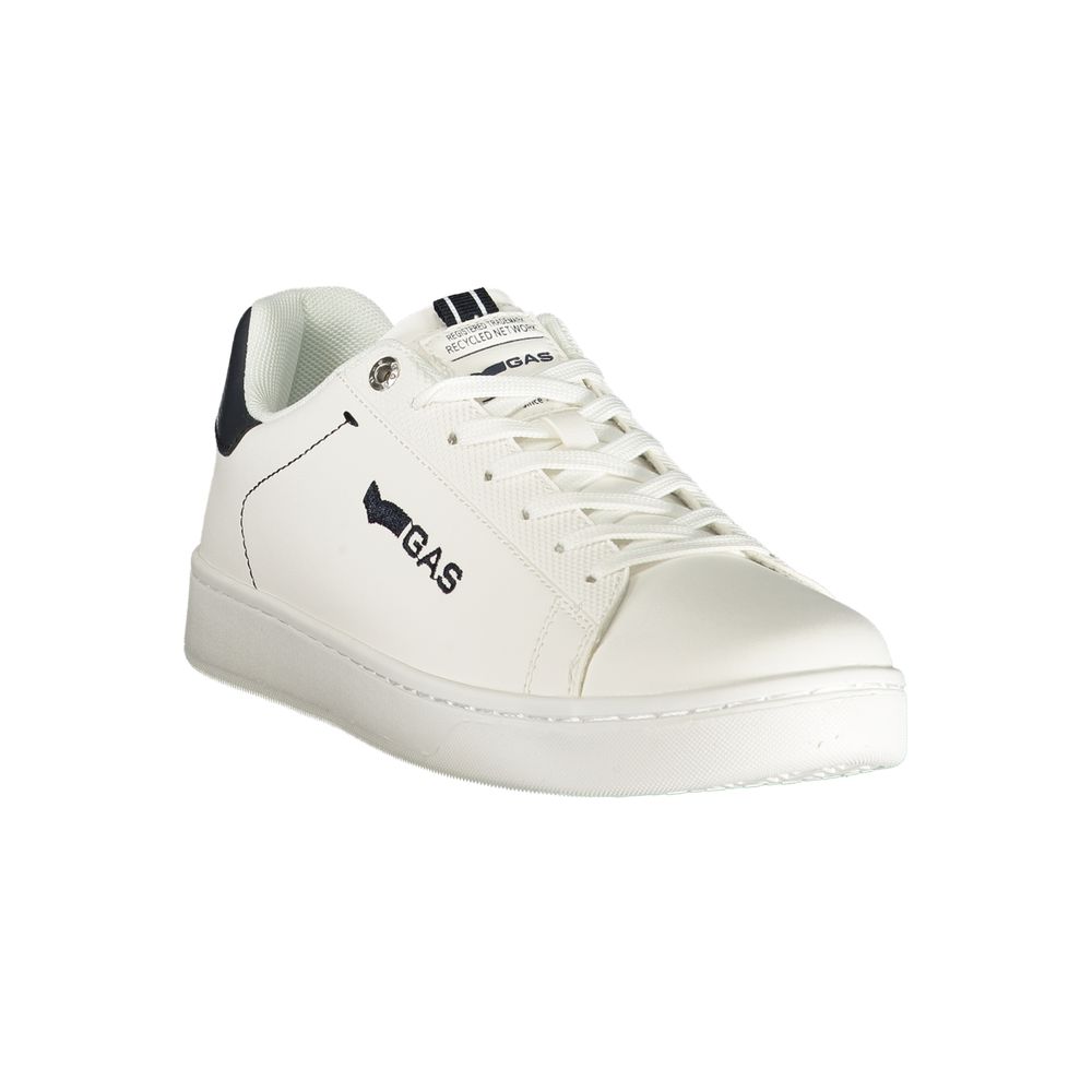 Gas Weißer Herren-Sneaker aus Polyurethan