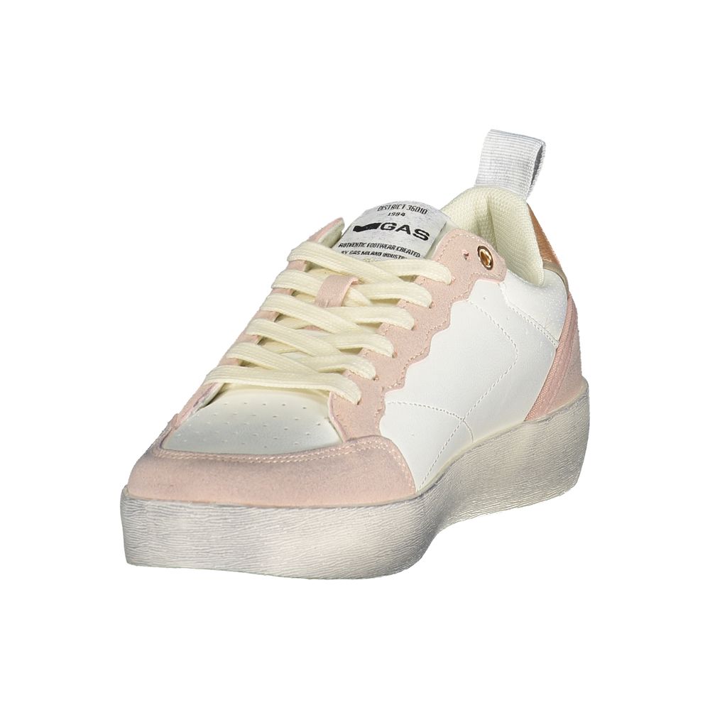 Women's Gas Bianco Polyurethane Sneakers