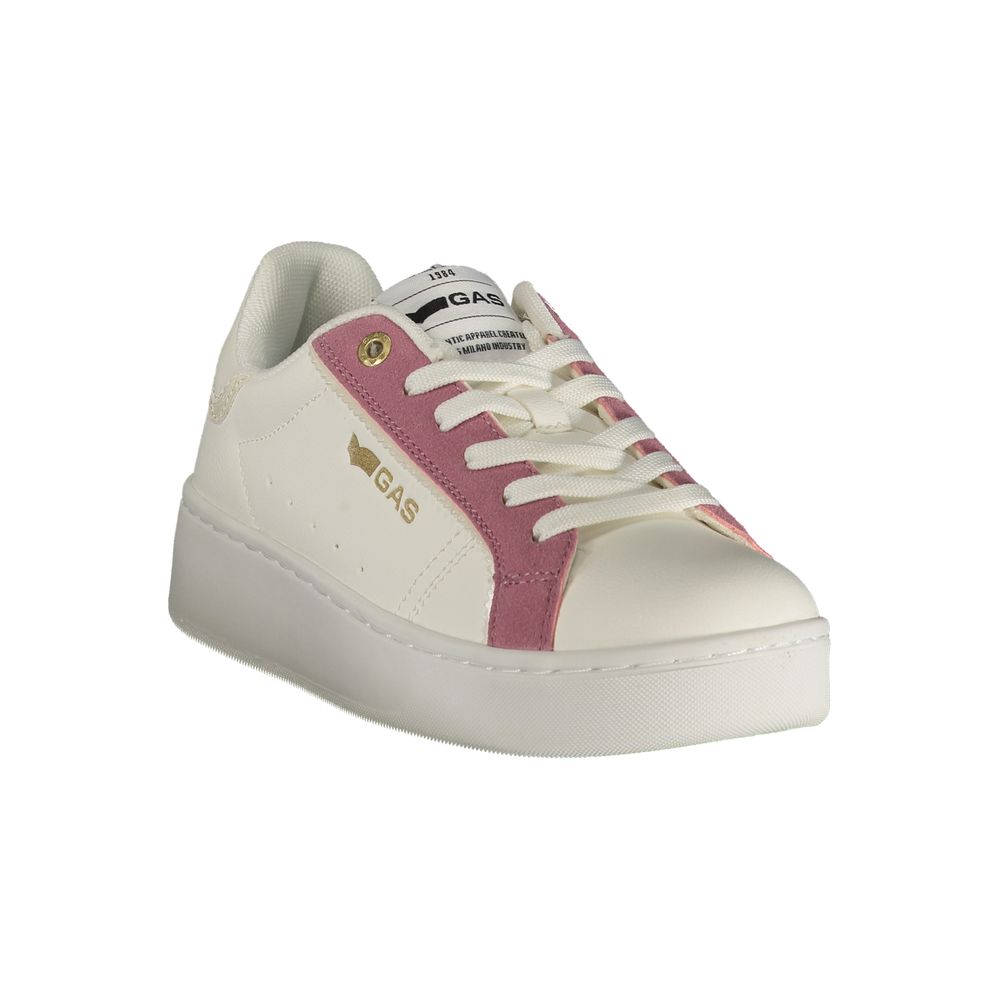 Gas White Women's Polyurethane Sneakers