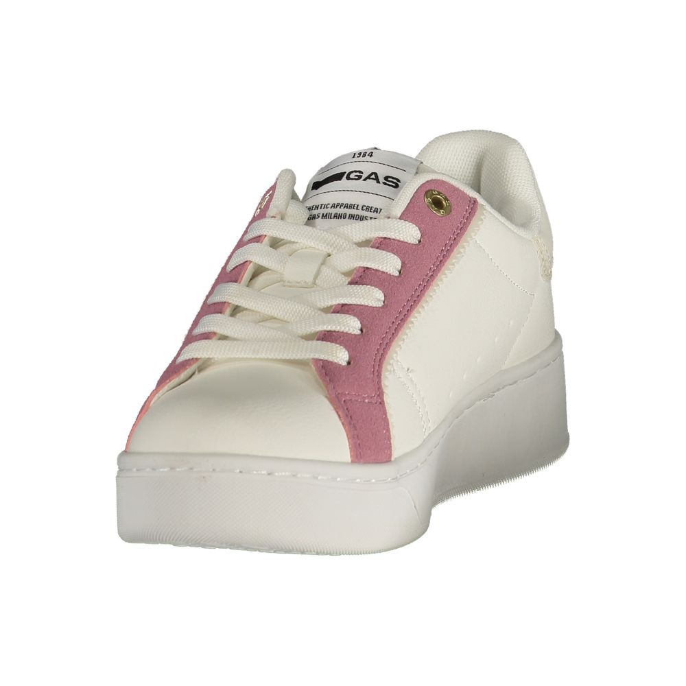 Gas White Women's Polyurethane Sneakers