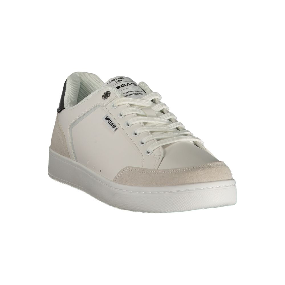 Gas White Men's Polyurethane Sneakers