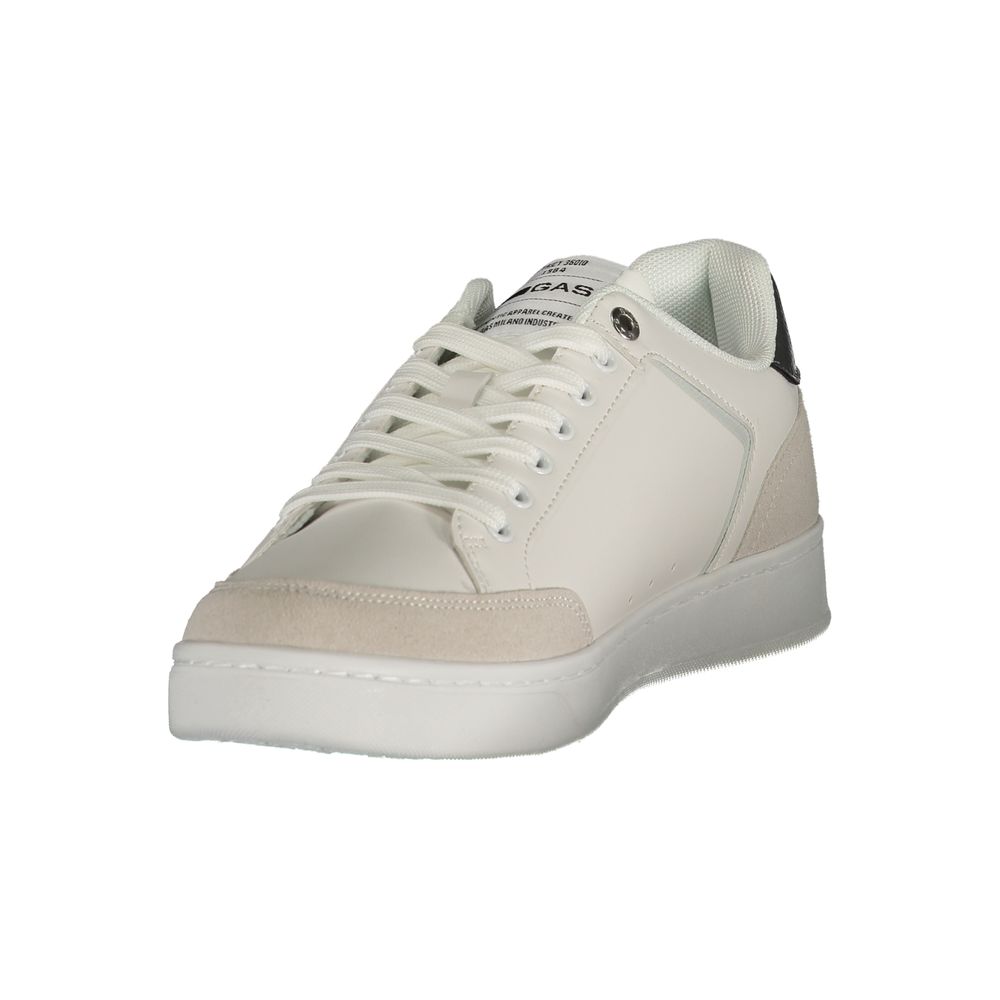 Gas White Men's Polyurethane Sneakers