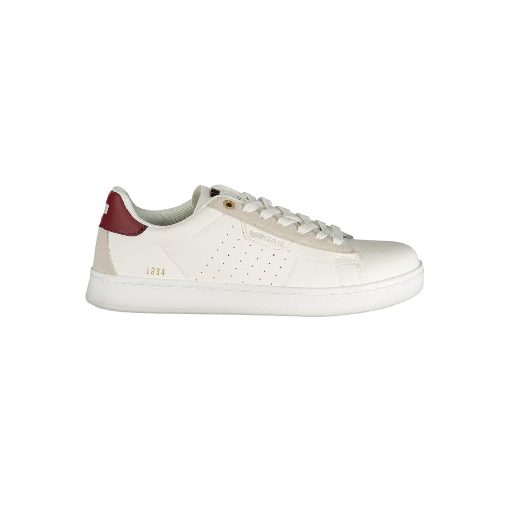 Men's Gas Bianco Polyurethane Sneakers